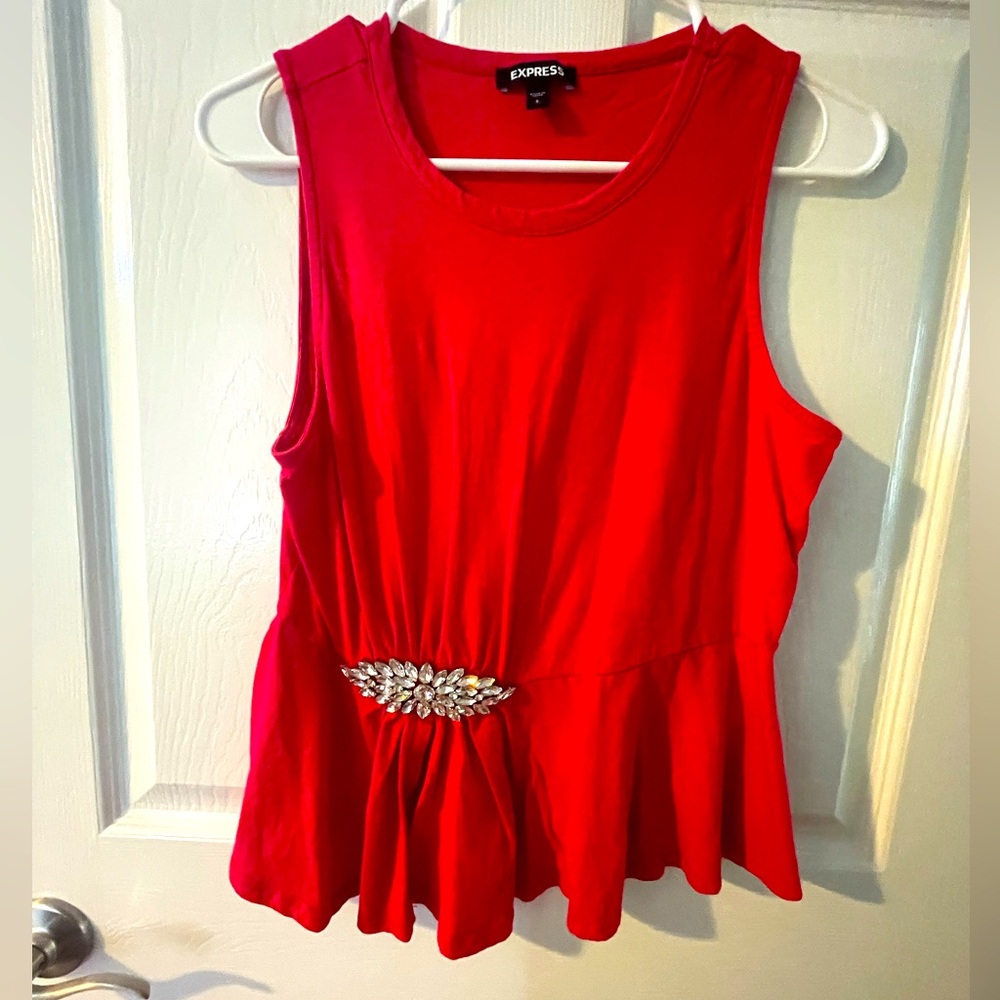 Express Peplum Tank NWOT